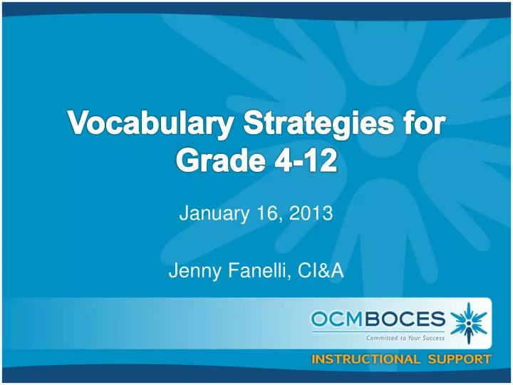 vocabulary strategies for grade 4 12