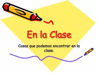 en la clase