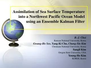 1. Northwest Pacific Ocean Model with ROMS 	2. Ensemble Kalman Filter