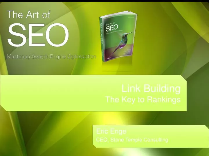 link building the key to rankings
