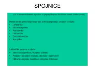spojnice