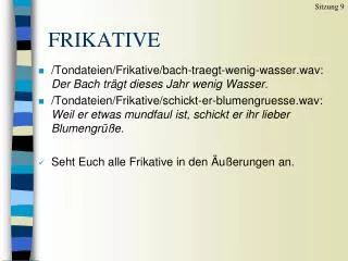 frikative