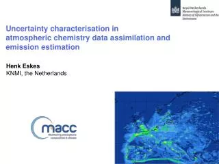 Uncertainty characterisation in atmospheric chemistry data assimilation and emission estimation