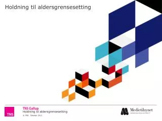 holdning til aldersgrensesetting