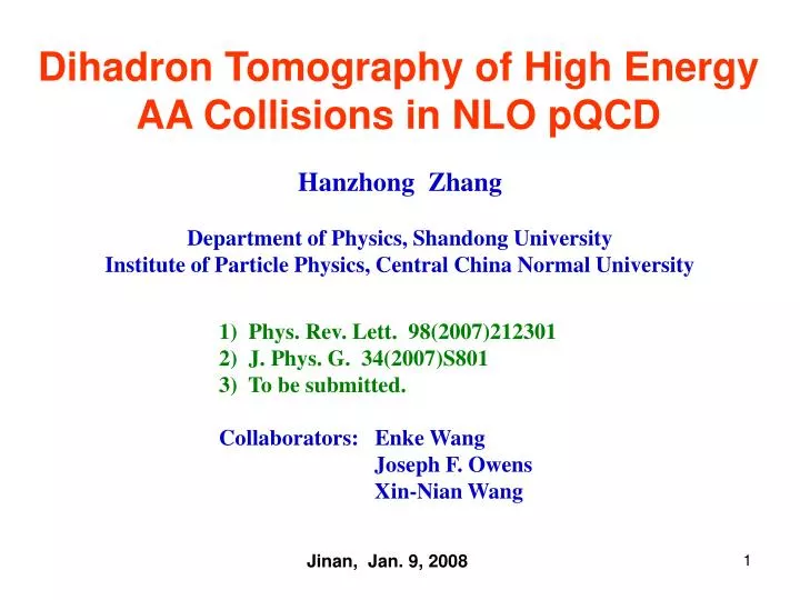 dihadron tomography of high energy aa collisions in nlo pqcd