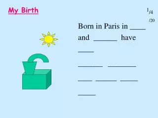 My Birth