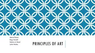 principles of art