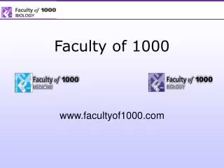faculty of 1000