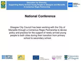 Education for Diversity: Supporting Newly Arrived Young People in Glasgow and Marseille