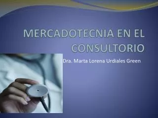 mercadotecnia en el consultorio