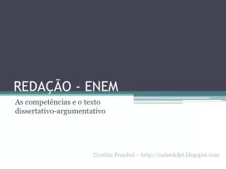 reda o enem