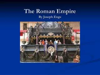 The Roman Empire By Joseph Enge