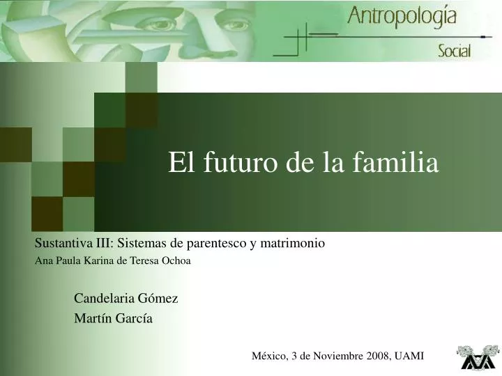 el futuro de la familia