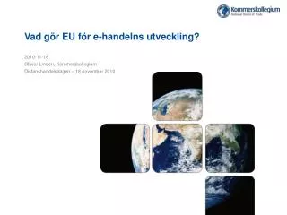 vad g r eu f r e handelns utveckling