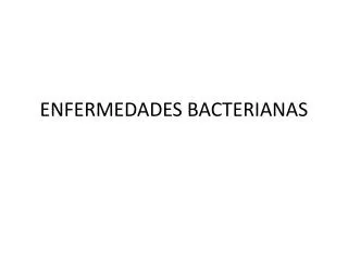 enfermedades bacterianas