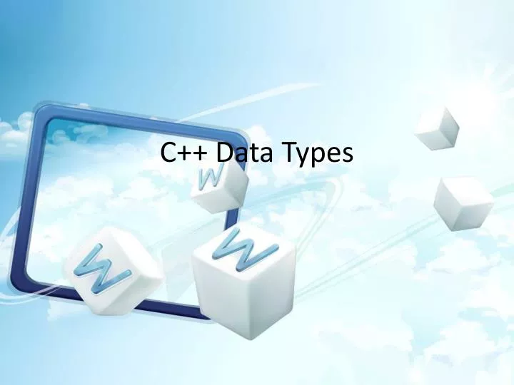 c data types