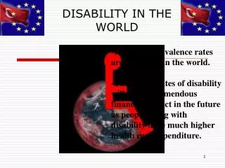 DISABILITY IN THE WORLD