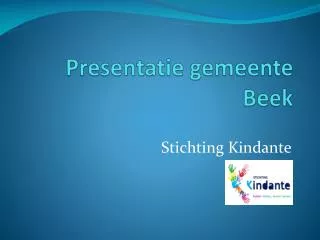 presentatie gemeente beek