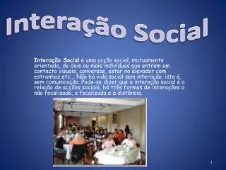 intera o social
