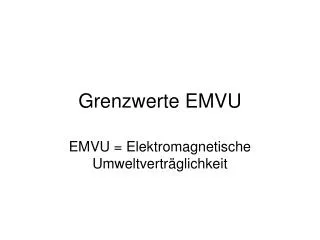 grenzwerte emvu
