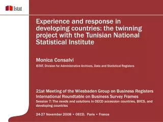 21st Meeting of the Wiesbaden Group on Business Registers -
