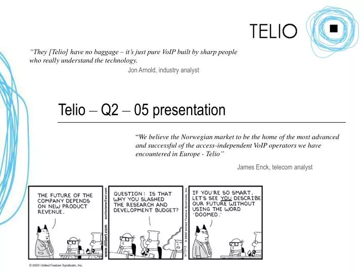 telio q2 05 presentation