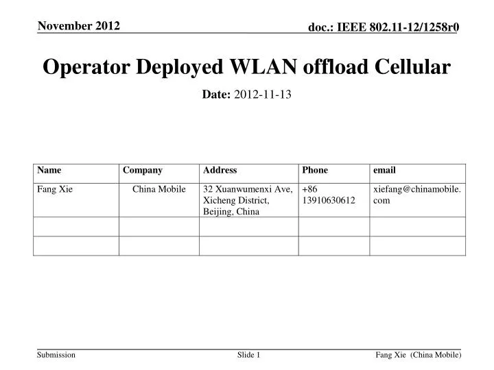 operator deployed wlan offload cellular
