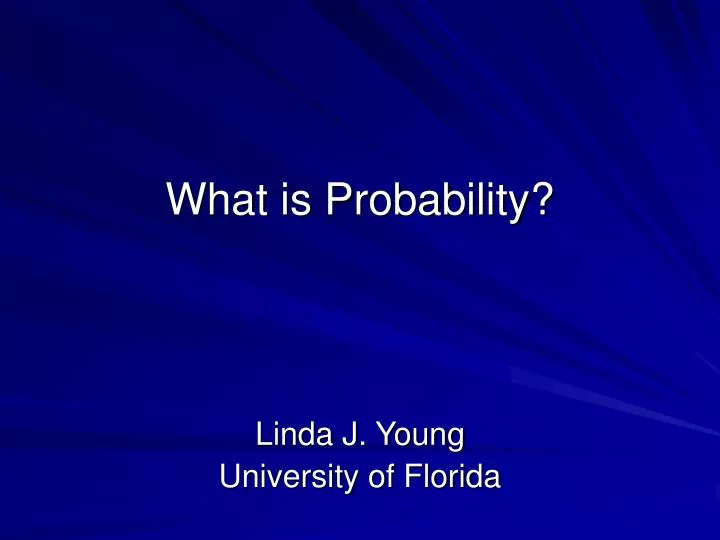 what is probability