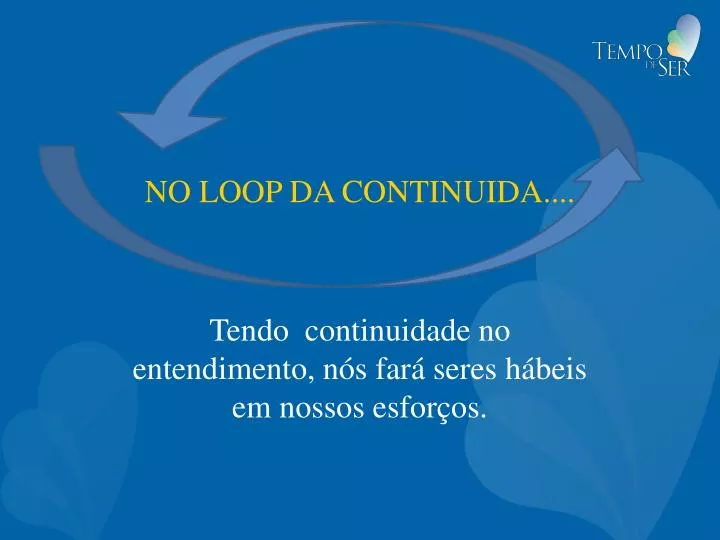 no loop da continuida