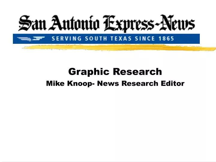 graphic research mike knoop news research editor