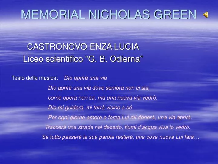 memorial nicholas green