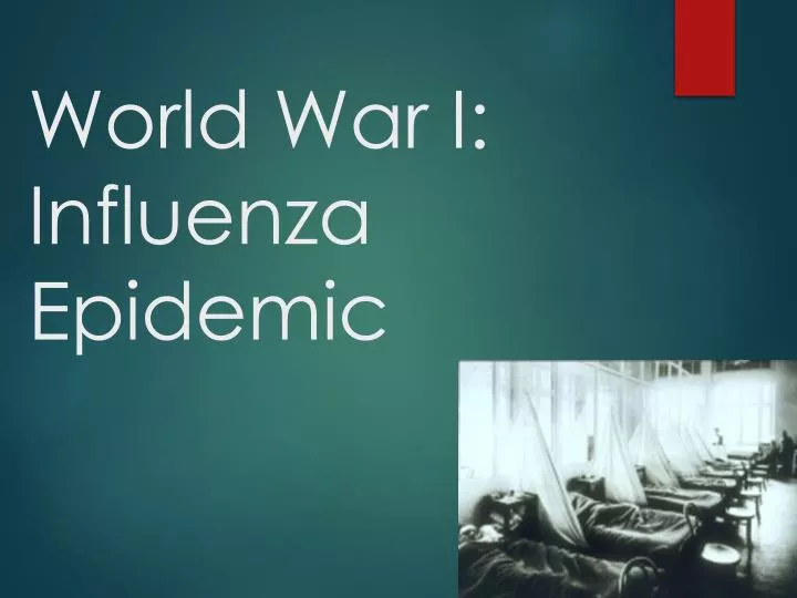 world war i influenza epidemic