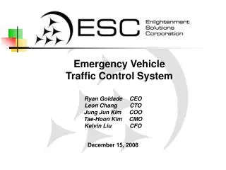 Emergency Vehicle Traffic Control System