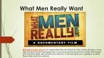 what men really want - slide 1