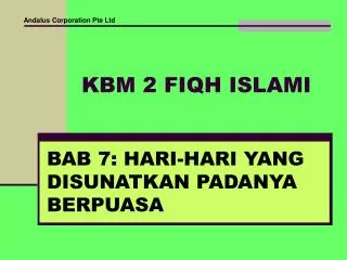 kbm 2 fiqh islami