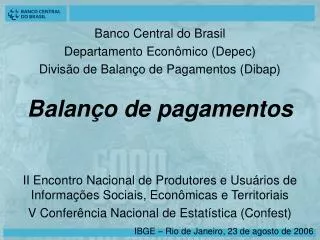 balan o de pagamentos