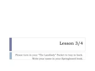 lesson 3 4