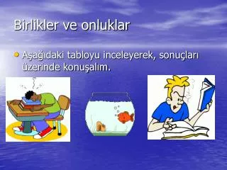 birlikler ve onluklar