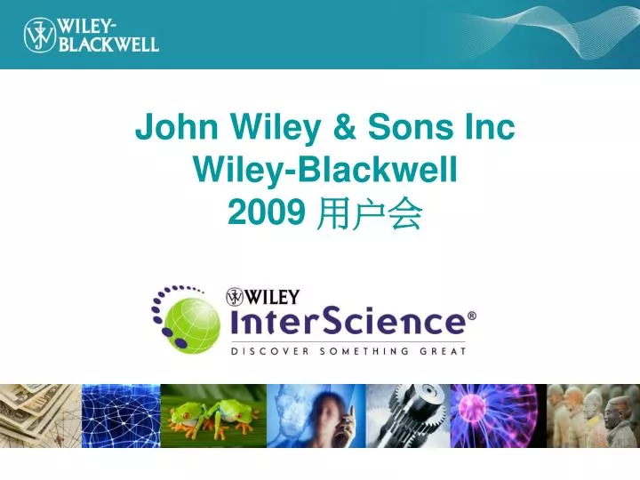 john wiley sons inc wiley blackwell 2009