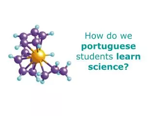 How do we portuguese students learn science?