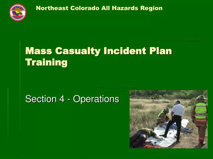 mass casualty incident plan training