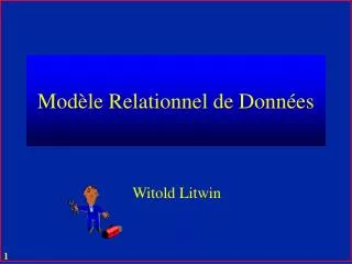 mod le relationnel de donn es