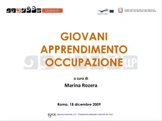 giovani apprendimento occupazione