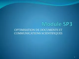 module sp3