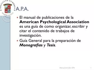 a p a