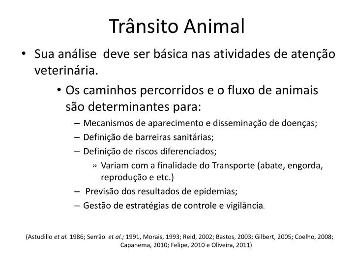 tr nsito animal