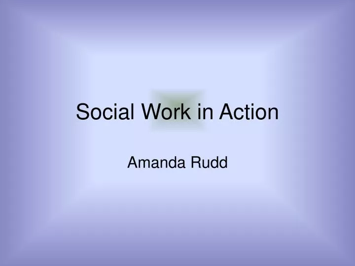 social work in action