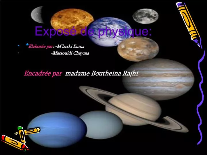 expos de physique