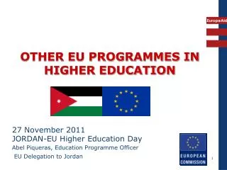 OTHER EU PROGRAMMES IN HIGHER EDUCATION