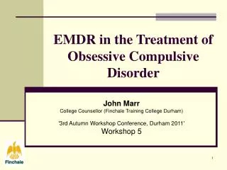 EMDR in the Treatment of Obsessive Compulsive Disorder